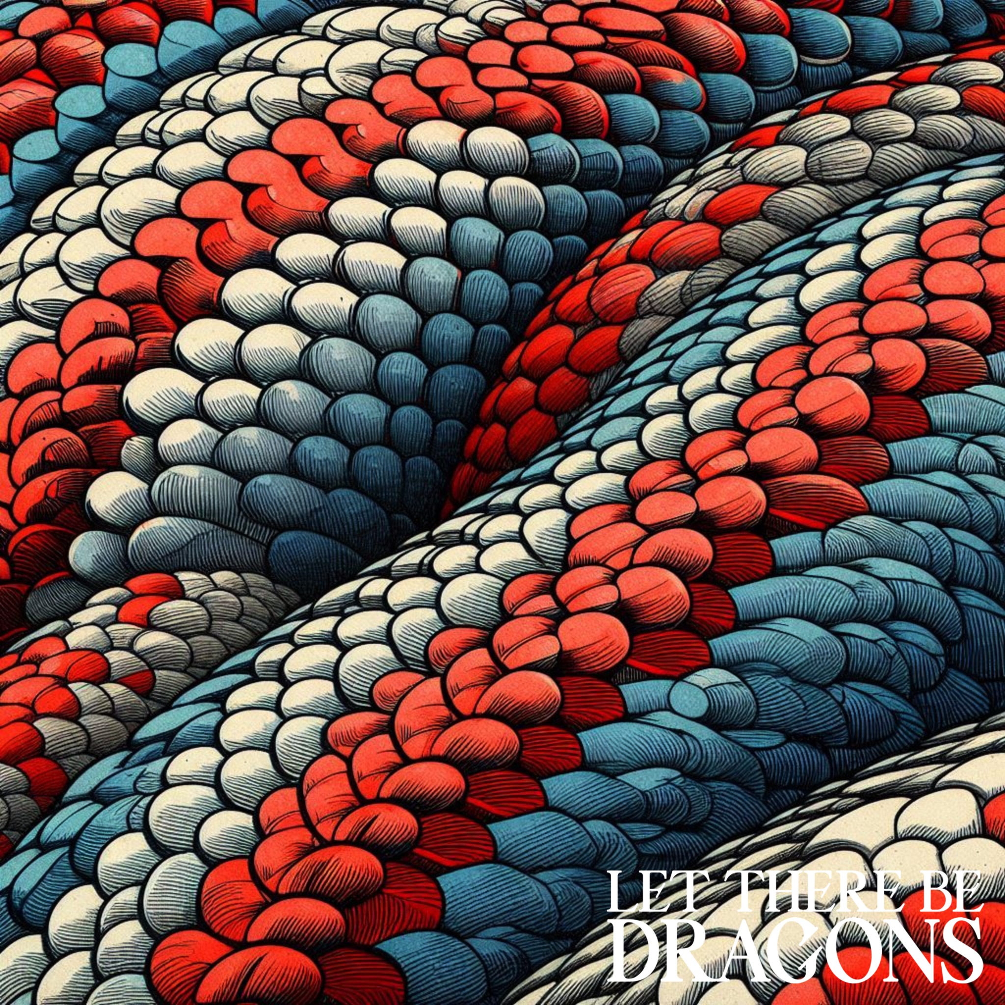 Let There Be Dragons single artwork designed by InHaus